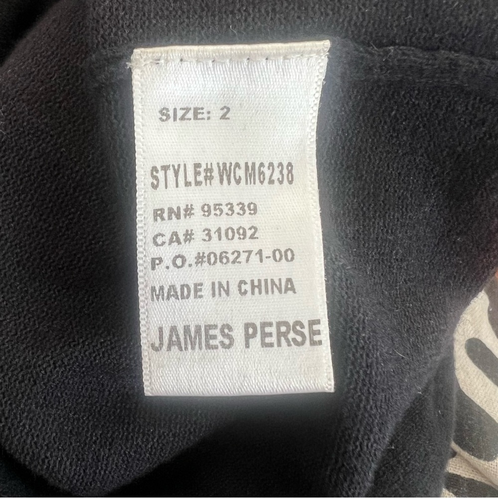 James Perse black dress sleeveless size 2 - Picture 7 of 7